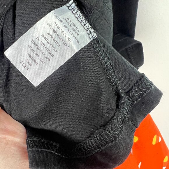 NWT Btween 3 Piece Trick of Treat Halloween Set Top Bottom Headband Size 4 NEW - Picture 11 of 11